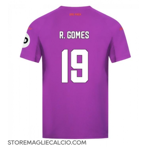 Wolves Rodrigo Gomes #19 Maglia Gara Terza Repliche 2024-25 Maniche Corte Wolves Rodrigo Gomes #19 Maglia Gara Terza Repliche 2024-25 Maniche Corte